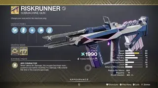Destiny 2- A PvP Match With Every Exotic- Riskrunner