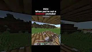 minecraft smart youtuber moment #muichirotokito
