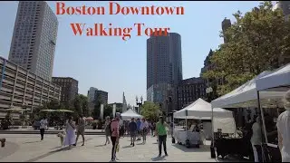How I spend weekend at Boston? | Boston Downtown Walking Tour 2022