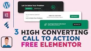 How To Use Elementor For Call To Action Button Or CTA Website | Call To Action Section - Elementor