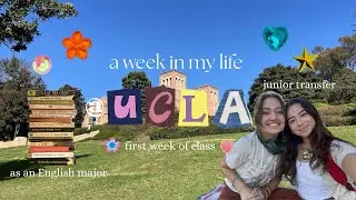my first week at ucla vlog | english major & transfer student 