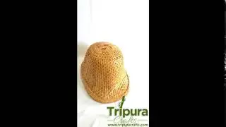 Handmade Head Cap made by Bamboo | TripuraCrafts.com