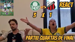 REACT - PALMEIRAS X ITUANO - PALMEIRAS EMBALOU E AGORA QUEM VAI PARAR? 