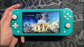 Call Of Duty WarZone Gameplay On Nintendo Switch LITE