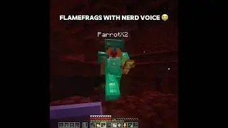 Flamefrags New Voice 😭 #flamefrags #parrotx2 #unstableuniverse #unstablesmp #wemmbu #spokeishere