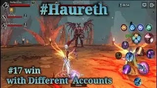New 17 Win With Different accounts Playing Demonic raid Normal Haureth #DarkNess Rises #1