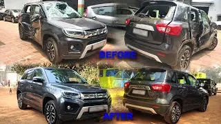 Accidental Brezza | Complete Full Restoration Work | Before & After