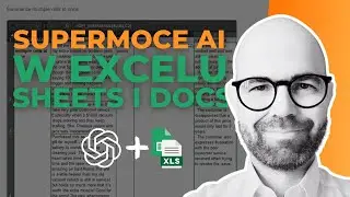 ChatGPT w Excel i Sheets - dodatek, który NA ZAWSZE odmieni Twoją pracę.