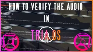 How to Verify the audio on your TRIA map
