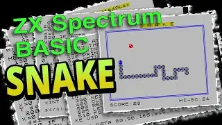 ZX Spectrum BASIC - SNAKE game - Type in #zxspectrum