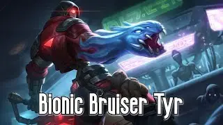 SMITE: Skin Showcase - Bionic Bruiser Tyr & The Bionic Bruiser Announcer Pack