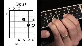 Dsus4 Chord: How to Play Dsus on the Guitar