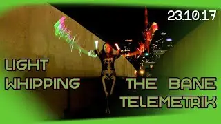 Lightwhipping | BitWhip by Ants on a Melon Fiber Optic Whip | The Bane - Telemetrik