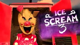 Playing Ice Scream 3, Barbie Mod. Full Gameplay