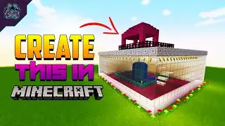 How To Create Glass House with Floating Stairs and Fountain. || MINECRAFT Tutorial || Mr. Mask