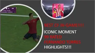 PES MOBILE HIGHLIGHTS| ICONIC MOMENT FERNANDO TORRES| SHOOTING SKILLS| PES MOBILE BEST CF