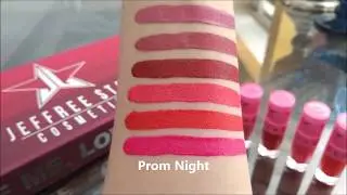 Jeffree Star Cosmetics Velour Liquid Lipstick Mini Red & Pink Bundle.