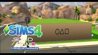 The Sims 4 Squid Games | Entire Set Speed Build