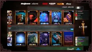 Secret vs Cloud 9 - Game 1 (Dota 2 Asia Championships) - GoDz & WinteR