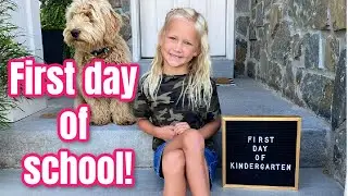 First day of Kindergarten! | Meet the Millers Family Vlogs