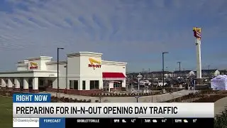 Preparing for In-N-Out opening day traffic