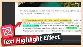 Text Highlighting Effect | InShot Video Editing Tutorial