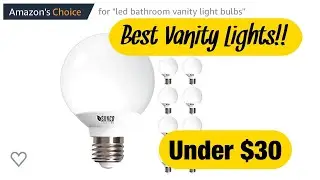Best Vanity Lights! Sunco under $30! #vanity