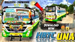 HRTC UNA Bus Realistic Skin For Bussid || Download Now 