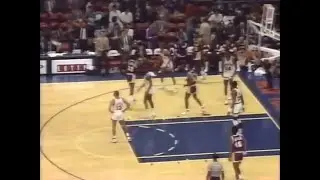 Magic Johnson with one of the craftiest no-count, after-whistle shots in NBA history