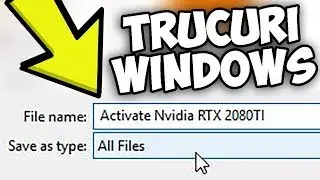 CELE MAI TARI TRUCURI WINDOWS PE CARE SIGUR NU LE STIAI