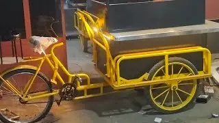 Cycle Food Cart Latest Model #foodcart #businessideas  #viralvideo