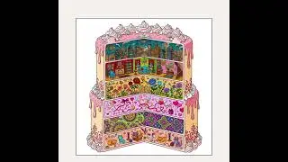 Digital Coloring Book Time 🎨 | Slow, Relaxing Coloring  -  Cake house!