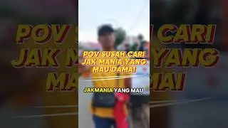 Pelan-pelan aja nanti juga damai ya Jak, Bob 💙🧡 #thejak #jakmania #bobotoh #viking #persib #persija
