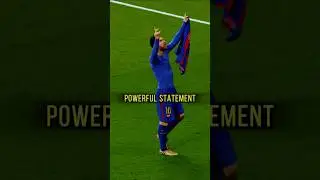 THE STORY BEHIND MESSI&rsquo;S ICONIC SHIRT CELEBRATION 🔥😳