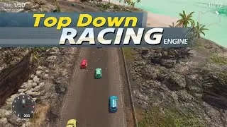 Top Down Car Racing Engine | Trailer| Unity 3D Asset