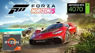 Forza Horizon 5 | RTX 4070 | 4K, 1440p, 1080p | Ryzen 7 5700X | PC Performance