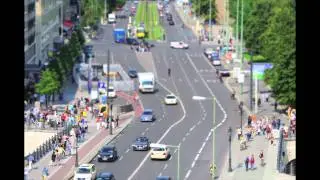 Tlt Shift Time Lapse Alexanderplatz