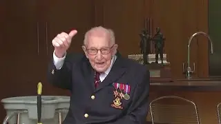 Health-care fundraiser Capt. Tom Moore to be knighted | Bright side