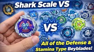 Shark Scale Crazy UPPERCUTS  VS All of the Defense & Stamina Type Beyblades!  Beyblade X Battle