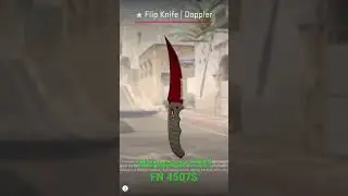 Flip Knife | Doppler Ruby in Counter Strike 2 🔫🔥#cs2 #counterstrike #counterstrike2 #csgo #skin
