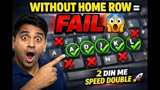 Home Row Typing Practice &ndash; Day 2 | Beginner to Speed | Typing Speed Increase Formula