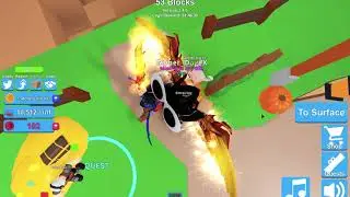 Mining with a shiny galacticorn (mining simulator)