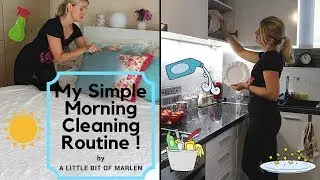My simple morning cleaning routine! /Πως τακτοποιώ και συμμαζεύω το σπίτι μου κάθε πρωί!