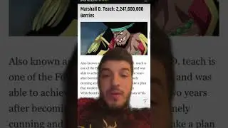 Top 10 highest bounties in One Piece