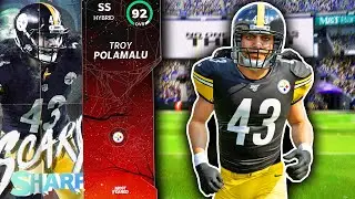 TROY POLAMALU IS A FREAK (INT) - Madden 21 Ultimate Team 