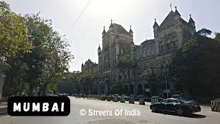 Walking on the roads of Mumbai. Flora Fountain, Kala Ghoda - Jehangir Art Gallery. Mumbai Darshan.