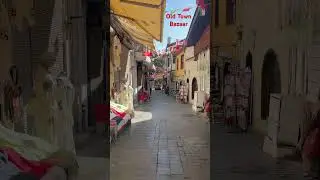 Old Town Bazaar, Antalya, Turkey #youtubeshorts #turkey #travel #viral
