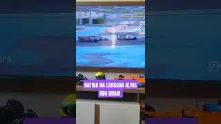 Largada com batida ALMS #lemans #asian #f1 #abudhabi #gt3 #shorts #shortvideo #crash #redflags #alms