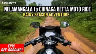 Pulsar 180F Ride to Chinaga Betta 🏍️ | Moto Vlog from Nelamangala | #abhishetty Rides 😎🔥