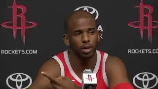 (FULL) Rockets' Chris Paul press conference | 2017 NBA Media Day | ESPN